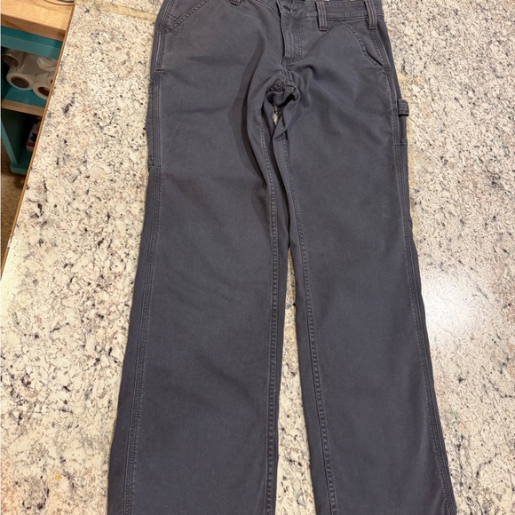 Carhartt Original Fit Gray Utility Work Pants Carpenter Size 6 Short - Picture 10 of 13